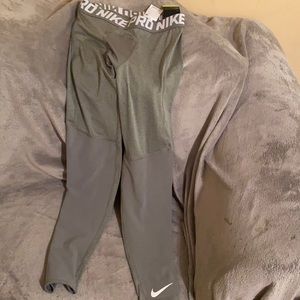 Grey Nike pro leggings